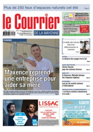 ÉCONOMIE :  Maxence reprend une entreprise pour aider sa mère